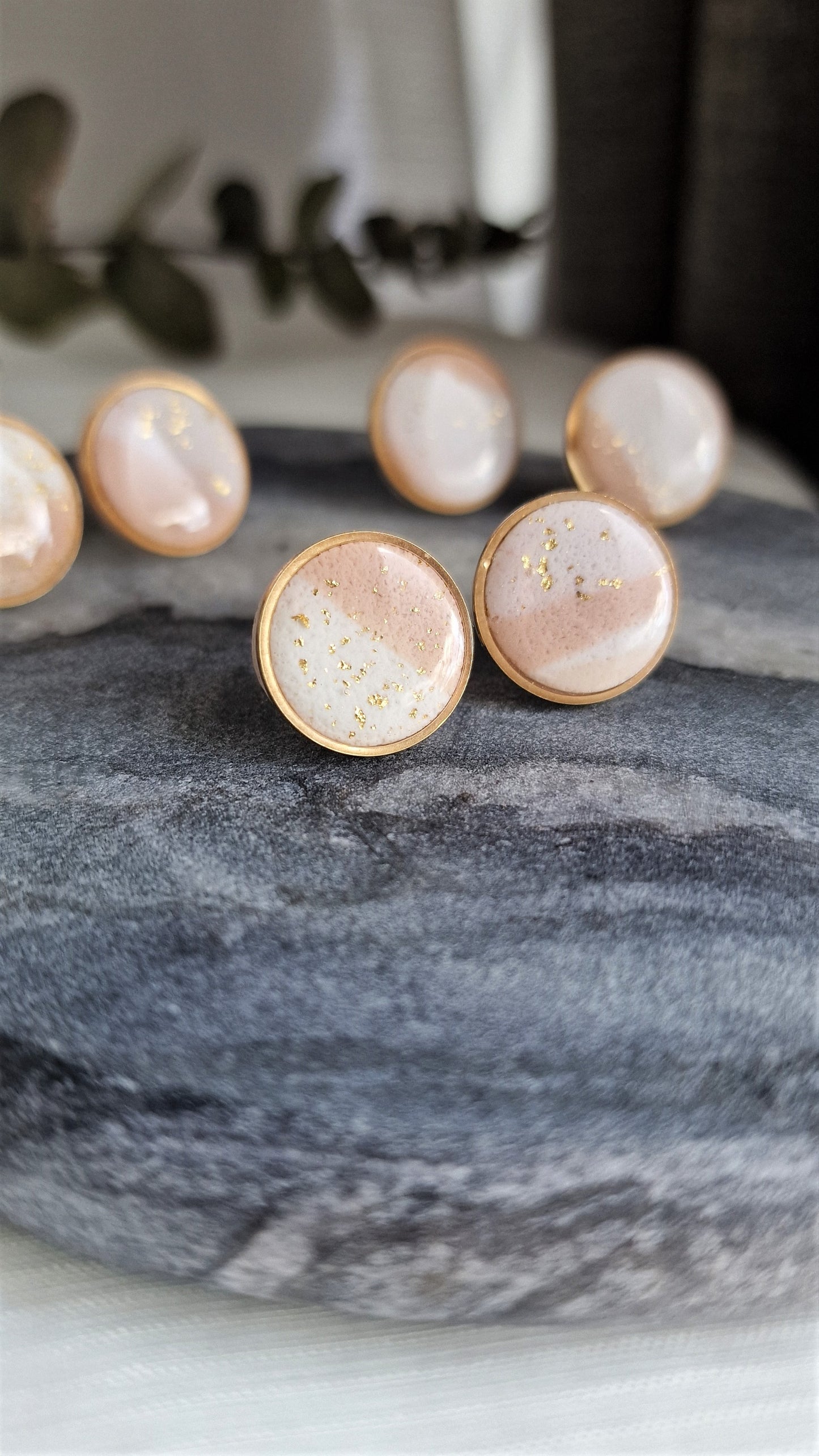 Nude Stardust Studs