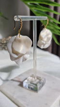 Load image into Gallery viewer, Grace - Ivory Petal Earrings
