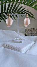 Load image into Gallery viewer, Silky Nude Pink Earrings
