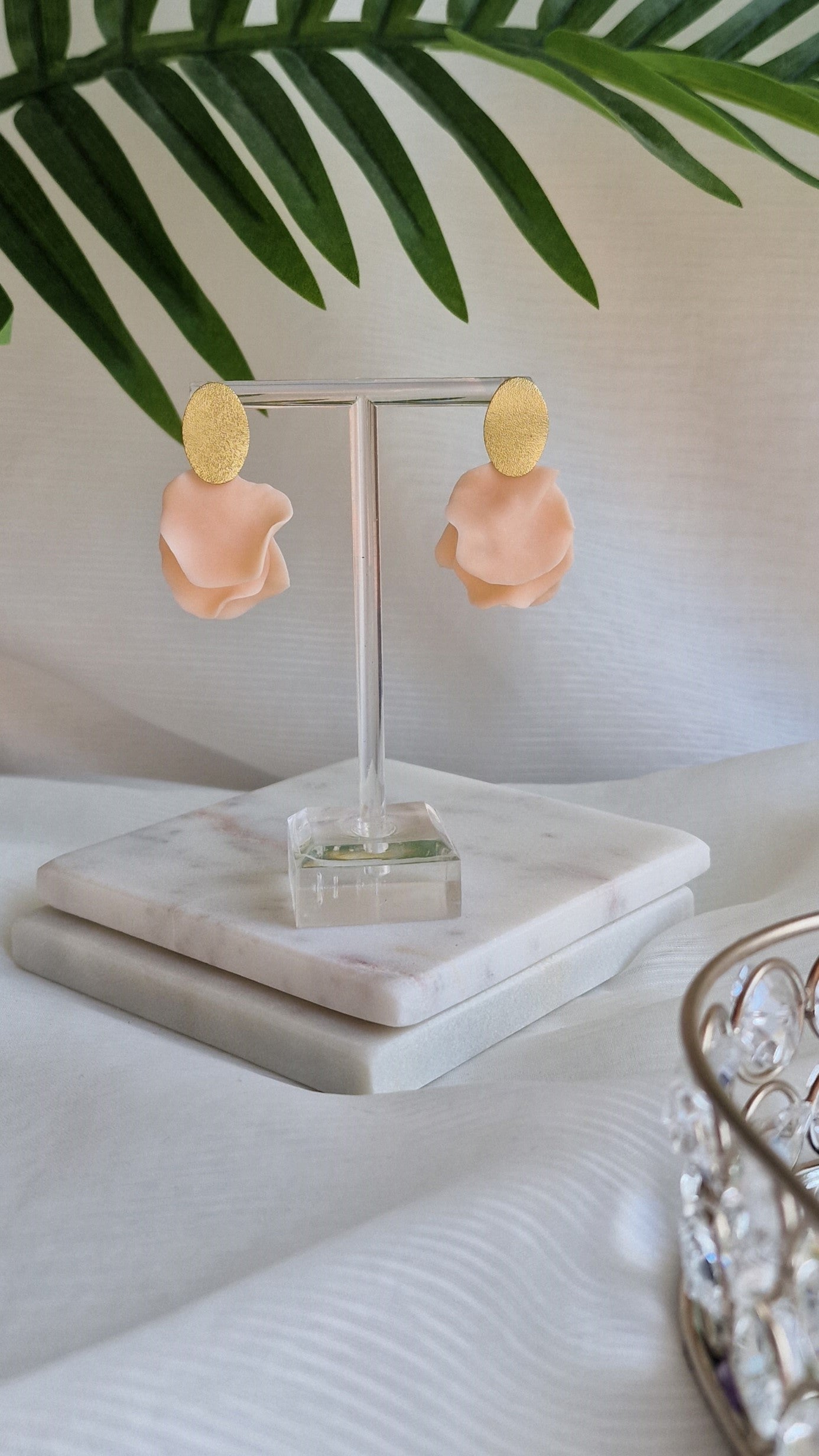 Delicate Nude Earrings