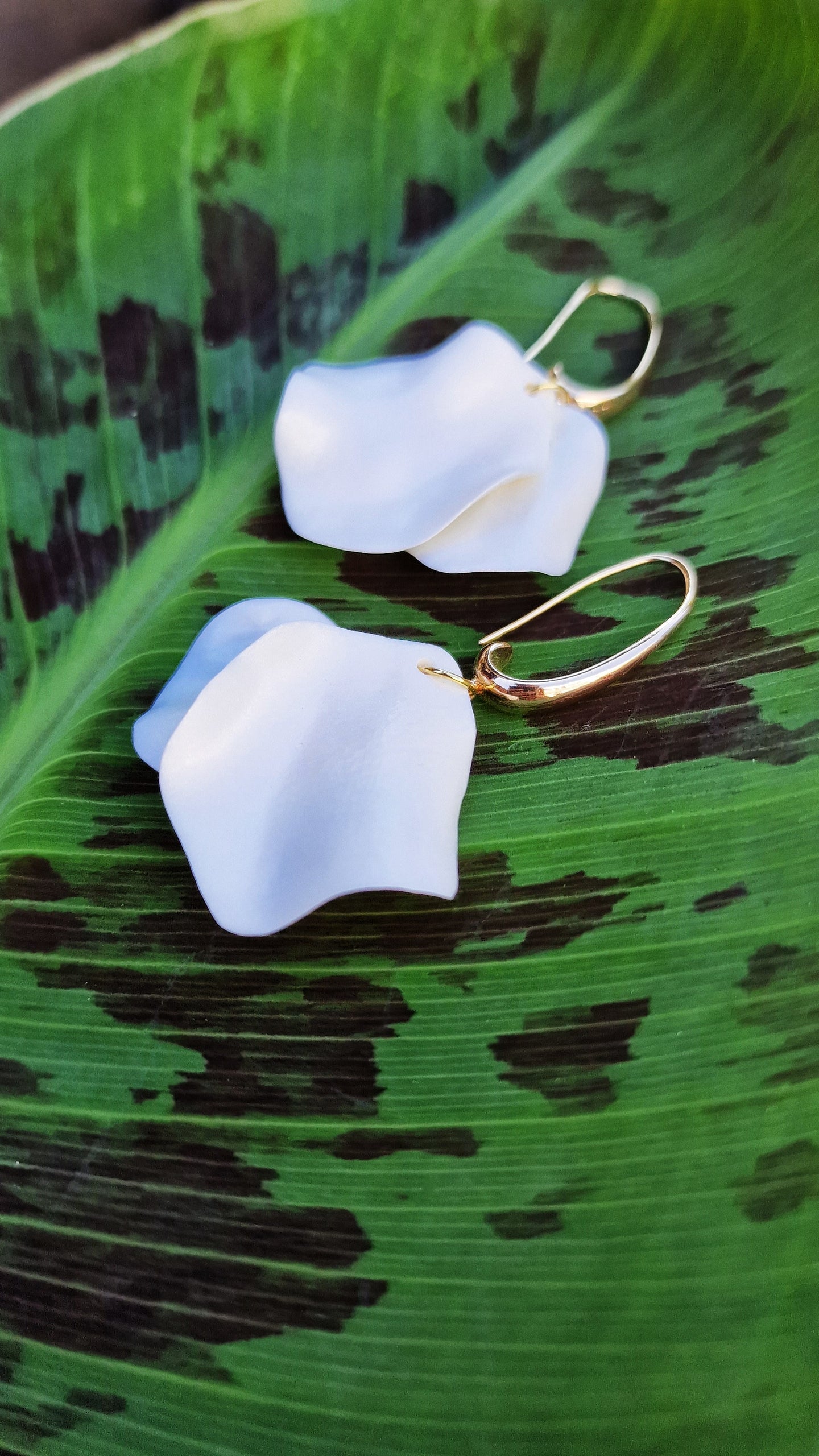 Silky Ivory Earrings