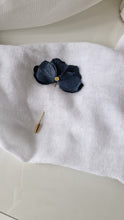 Load image into Gallery viewer, Royal Blue Floral Brooch
