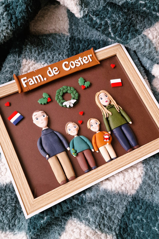 Custom Family Portrait Frame - Pre-order