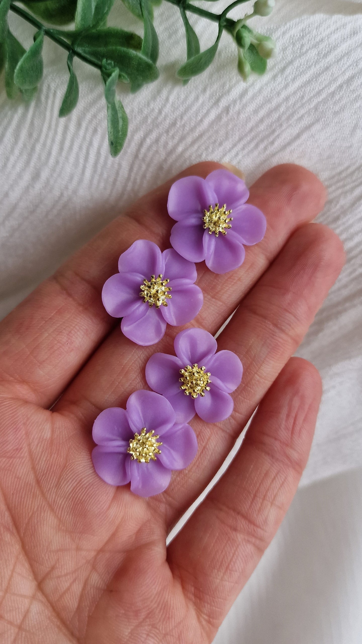 Lilac Blossom Studs