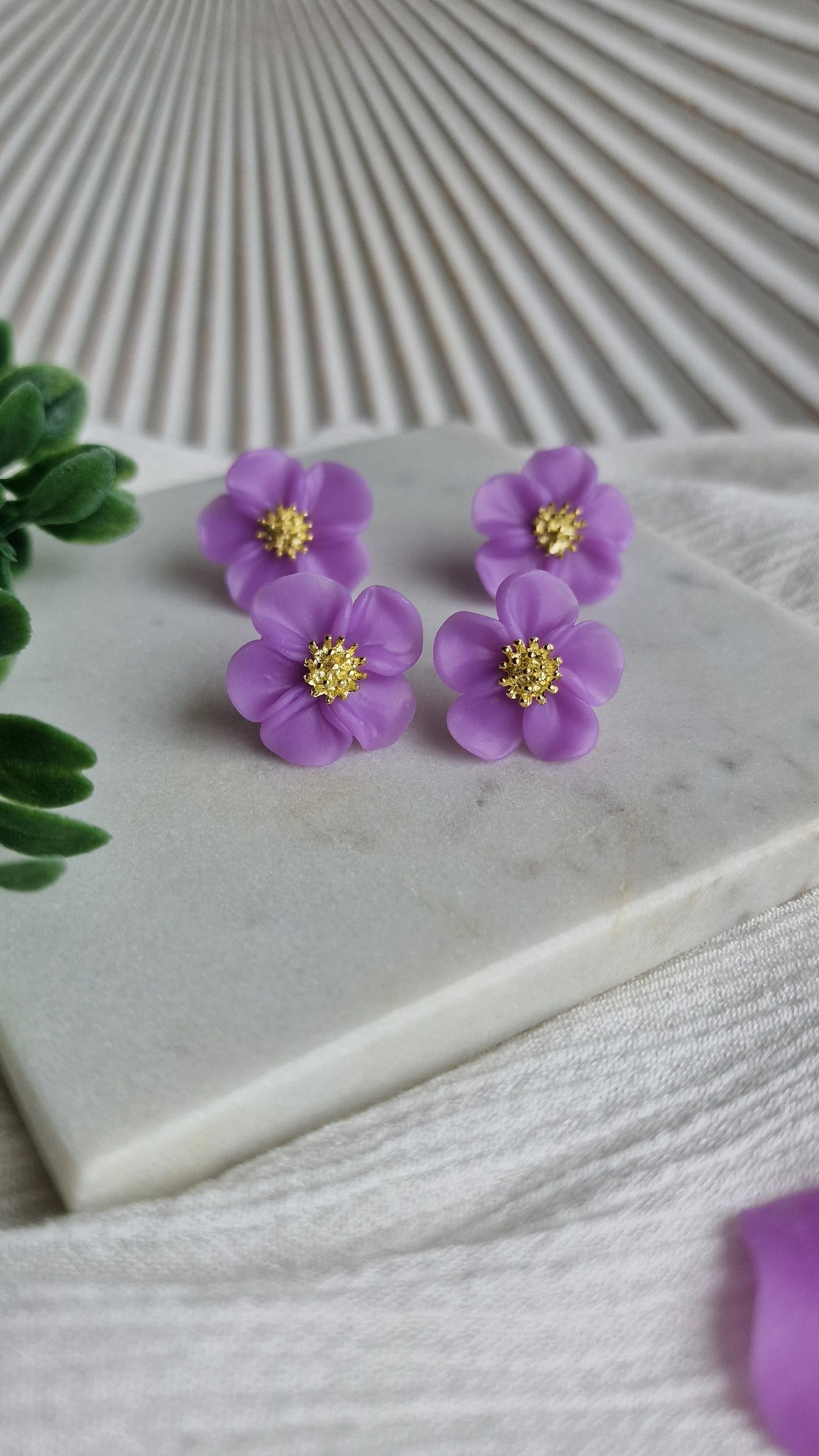 Lilac Blossom Studs