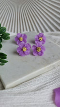 Load image into Gallery viewer, Lilac Blossom Studs
