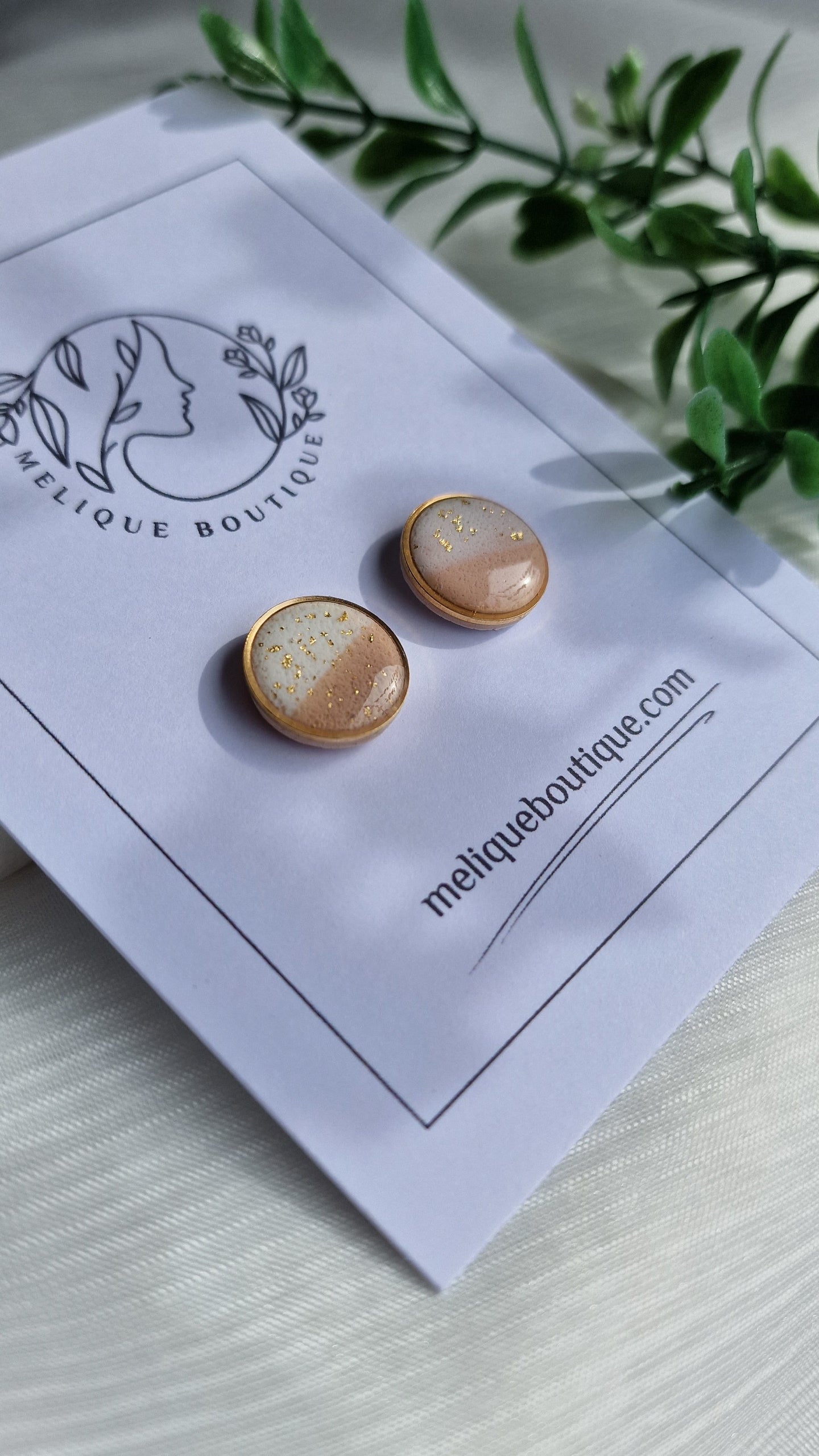 Nude Stardust Studs