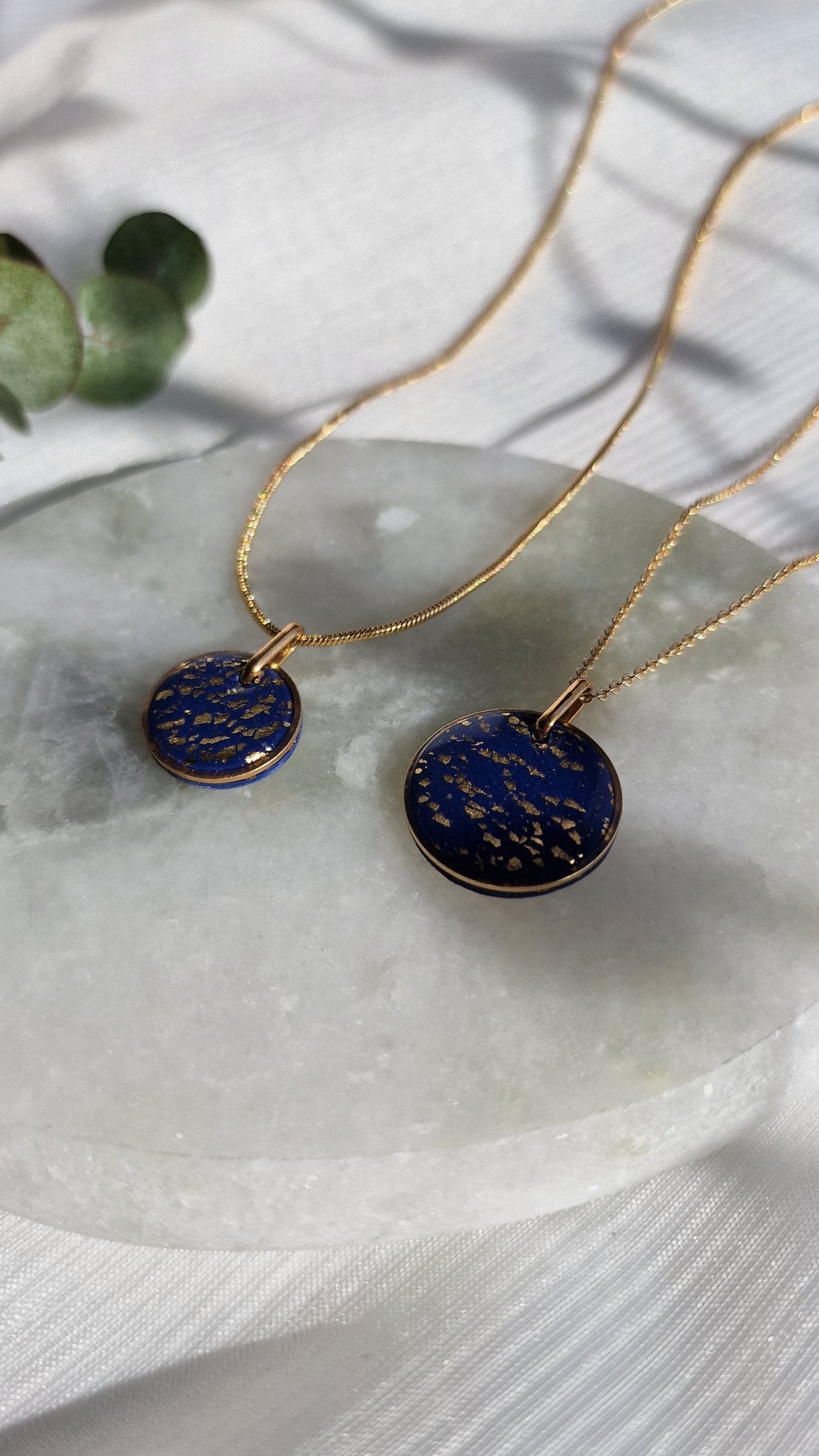 Midnight Sky Print Necklace - 2 sizes