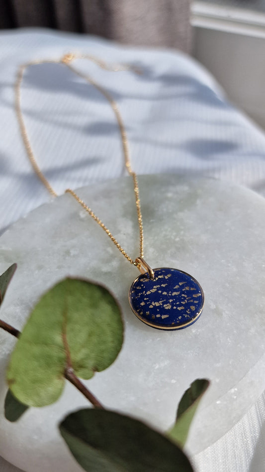 Midnight Sky Print Necklace - 2 sizes